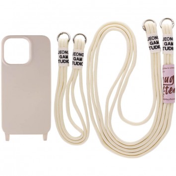Чохол TPU two straps California для Apple iPhone 13 Pro (6.1"") Бежевий / Antigue White - Чохли для iPhone 13 Pro - зображення 1 
