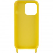 Чехол для Apple iPhone 12 Pro Max (6.7"") - TPU two straps California Желтый