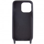 Чехол для Apple iPhone 12 Pro Max (6.7"") - TPU two straps California Черный