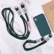 Чохол TPU two straps California для Apple iPhone XR (6.1"") Зелений / Forest green