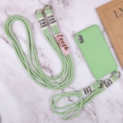 Чохол TPU two straps California для Apple iPhone XR (6.1"") Зелений / Pistachio
