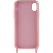 Чохол TPU two straps California для Apple iPhone XR (6.1"") Рожевий / Pink Sand