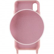 Чохол TPU two straps California для Apple iPhone XR (6.1"") Рожевий / Pink Sand