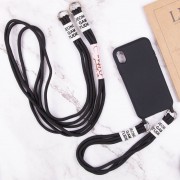 Чехол TPU two straps California для Apple iPhone XR (6.1"") Черный