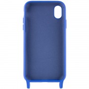 Чехол TPU two straps California для Apple iPhone XR (6.1"") Синий / Iris