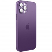 Чохол TPU+Glass Sapphire matte case для Apple iPhone 12 Pro Max (6.7"), Deep Purple