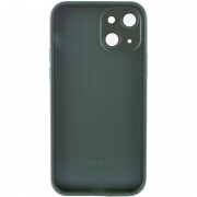 Чохол TPU+Glass Sapphire matte case для Apple iPhone 14 (6.1"), Cangling Green