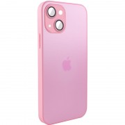 Чохол TPU+Glass Sapphire matte case для Apple iPhone 14 (6.1"), Chanel Pink