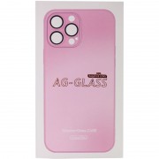 Чохол TPU+Glass Sapphire matte case для Apple iPhone 14 (6.1"), Chanel Pink