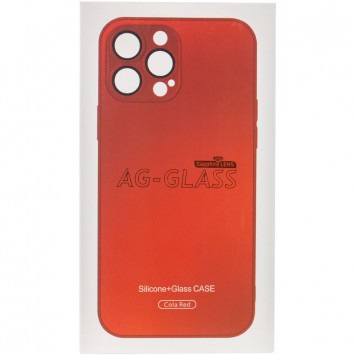 Чохол TPU+Glass Sapphire matte case для Apple iPhone 14 (6.1"), Cola Red - Чохли для iPhone 14 - зображення 5 