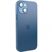 Чохол TPU+Glass Sapphire matte case для Apple iPhone 14 (6.1"), Navy Blue