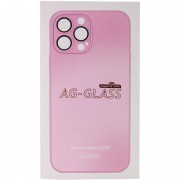 Чехол TPU+Glass Sapphire matte case для Apple iPhone 14 Plus (6.7"), Chanel Pink