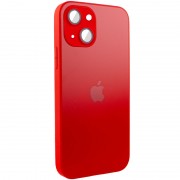 Чехол TPU+Glass Sapphire matte case для Apple iPhone 14 Plus (6.7"), Cola Red