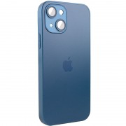 Чохол TPU+Glass Sapphire matte case для Apple iPhone 14 Plus (6.7"), Navy Blue