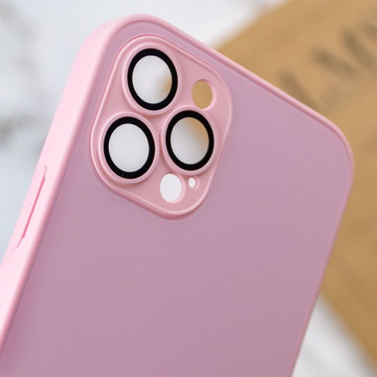 Чохол TPU+Glass Sapphire matte case для Apple iPhone 14 Pro (6.1"), Chanel Pink - зображення 7 