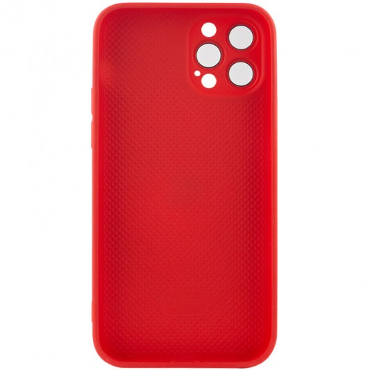 Чохол TPU+Glass Sapphire matte case для Apple iPhone 14 Pro (6.1"), Cola Red - зображення 5 