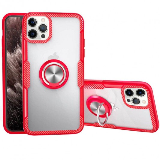 TPU+PC чехол Deen CrystalRing for Magnet (opp) для Apple iPhone 12 Pro Max (6.7"") - изображение 4