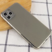 Матовий напівпрозорий TPU чохол для Apple iPhone 11 Pro Max (6.5") з захистом камери (Чорний / Black)