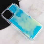 Неоновий чохол для Apple iPhone 11 Pro Max (6.5") - Neon Sand glow in the dark (Блакитний)