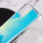 Неоновий чохол для Apple iPhone 11 Pro Max (6.5") - Neon Sand glow in the dark (Блакитний)