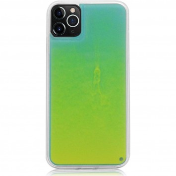 Неоновий чохол для Apple iPhone 11 Pro Max (6.5") - Neon Sand glow in the dark (Зелений) - Чохли для iPhone 11 Pro Max - зображення 1 
