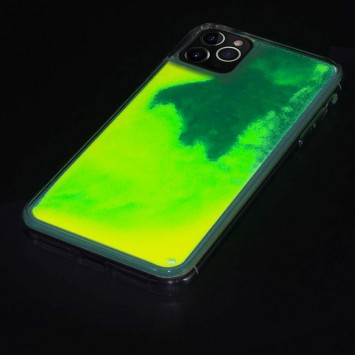 Неоновий чохол для Apple iPhone 11 Pro Max (6.5") - Neon Sand glow in the dark (Зелений) - Чохли для iPhone 11 Pro Max - зображення 4 