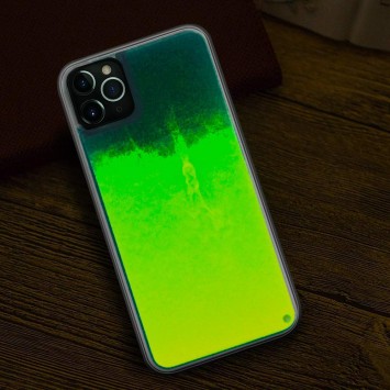 Неоновий чохол для Apple iPhone 11 Pro Max (6.5") - Neon Sand glow in the dark (Зелений) - Чохли для iPhone 11 Pro Max - зображення 5 