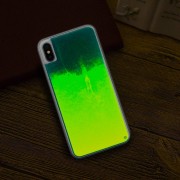 Неоновий чохол для Apple iPhone XS Max (6.5") Neon Sand glow in the dark (Зелений)