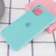 Чохол для Apple iPhone 11 Pro Max (6.5") - Silicone Case (AA) (Бірюзовий / Marine Green)