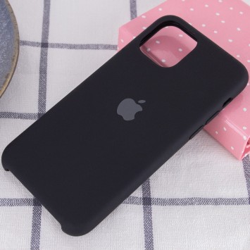 Чохол для Apple iPhone 11 Pro Max (6.5") - Silicone Case (AA) (Чорний / Black) - Чохли для iPhone 11 Pro Max - зображення 1 