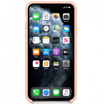 Чохол для Apple iPhone 11 Pro Max (6.5") - Silicone case (AAA) (Помаранчевий / Grapefruit) - Чохли для iPhone 11 Pro Max - зображення 1 