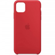Чохол для Apple iPhone 11 Pro Max (6.5") - Silicone case (AAA) (Червоний / Red)