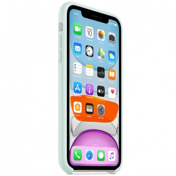 Чохол для Apple iPhone 11 Pro Max (6.5") - Silicone case (AAA) (Сіро-блакитний / Seafoam) - Чохли для iPhone 11 Pro Max - зображення 1 