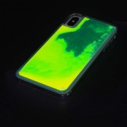 Неоновий чохол для Apple iPhone X / XS (5.8") Neon Sand glow in the dark (Зелений)