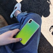 Неоновий чохол для Apple iPhone X / XS (5.8") Neon Sand glow in the dark (Зелений)