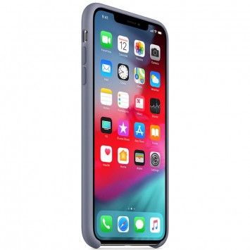 Чехол для Apple iPhone XR (6.1") Silicone case (AAA) (Серый / Lavender Gray) - Чехлы для iPhone XR - изображение 2