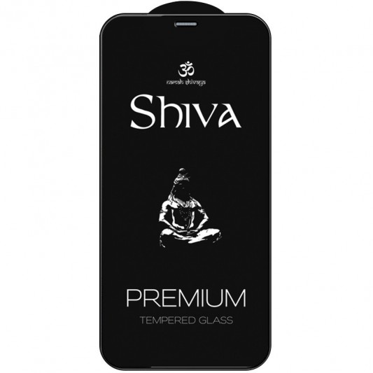 Захисне скло для Apple iPhone 12 mini (5.4") Shiva 5D (Чорний) - зображення 1 