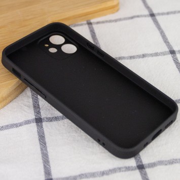 TPU + Glass чохол для Apple iPhone 12 mini (5.4") GLOSSY Logo Full camera (opp) (Чорний) - Чохли для iPhone 12 mini - зображення 2 