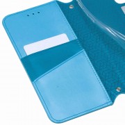 Шкіряний чохол книжка для Xiaomi Mi 10T Lite / Redmi Note 9 Pro 5G GETMAN Mandala (PU) (Синій)