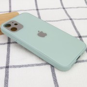 TPU + Glass чохол для Apple iPhone 12 mini (5.4") GLOSSY Logo Full camera (М'ятний)