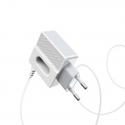Зарядка для Айфона Hoco C75 (2USB/2.4A) +lightning (Белый)