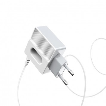 Зарядка для Айфона Hoco C75 (2USB/2.4A) +lightning (Белый) - Сетевые зарядные устройства (220 В) - изображение 1