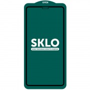 Захисне скло для Apple iPhone 12 mini (5.4") SKLO 5D (full glue) (Чорний)