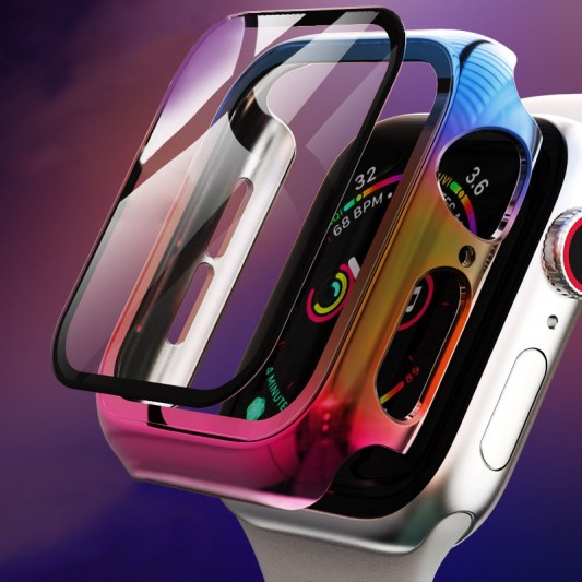 PC+Glass чехол для Apple Watch 42mm - Rainbow - изображение 1