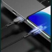 Кабель зарядки для Iphone Usams US-SJ423 U48 Digital Display USB to Lightning (1.2m) (Чорний)