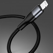 Кабель передачі даних MJEMS US-SJ330 M2 Type-C to Lightning Fast Charging Cable 1.2m (Чорний)