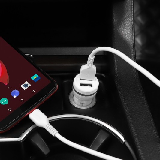 АЗУ Hoco Z27 Staunch + Cable (Micro) 2.4A 2USB - изображение 6
