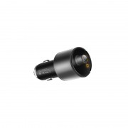 Автомобильная зарядка usb Hoco E19 Bluetooth FM Launcher (2USB 2.4А) (Черный / Серый)