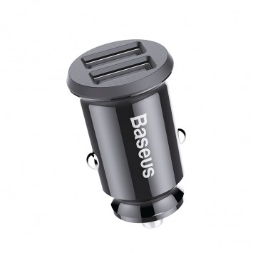 Пристрій автомобільної зарядки Baseus Grain (2USB 3.1A) (Чорний) - Автомобільні зарядні пристрої - зображення 2 