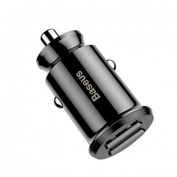 Устройство автомобильной зарядки Baseus Grain (2USB 3.1A) (Черный) - Автомобильные зарядные устройства - изображение 4